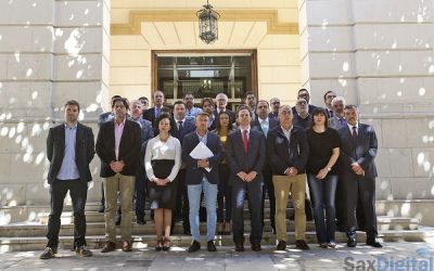 Minuto de silencio en la Diputacion