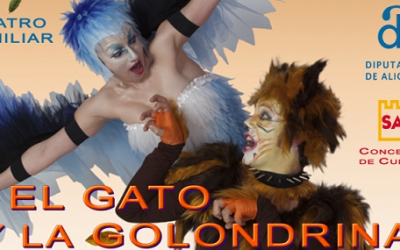 Teatro familiar gratuito el próximo 10 de octubre: «El gato y la golondrina»