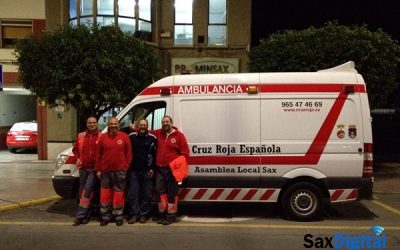Cruz Roja de Sax, situación actual del servicio de Transporte Sanitario Urgente