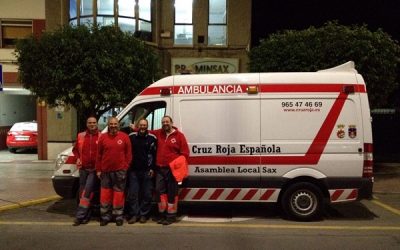 Cobertura Cruz Roja Sax durante las fiestas de Moros y Cristianos en honor a San Blas