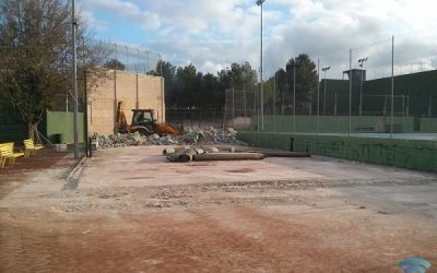 Reformas en el Polideportivo de Sax