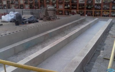Nuevos obras en el cementerio de Sax