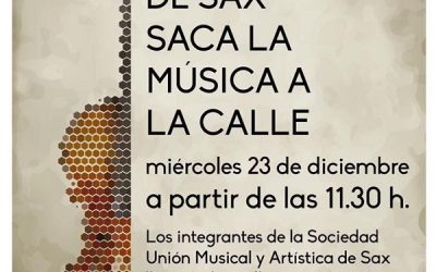 La Unión Musical de Sax, saca la música a la calle