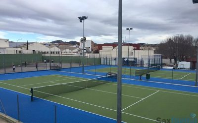 Acabadas las pistas de tenis