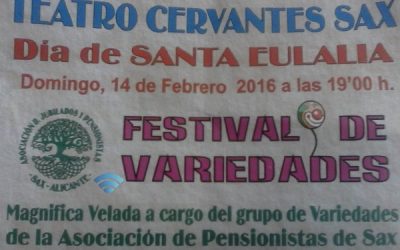 Festival de Variedades en el día de Santa Eulalia