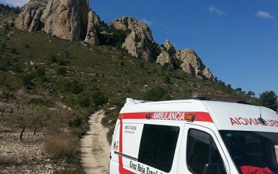 Dos montañeros rescatados en el Peñón de Cabreras de Sax