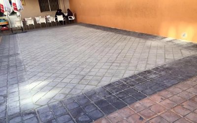 Obras en la Plaza Cronista de la Villa