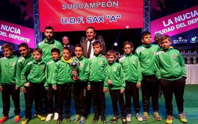 UDF Sax benjamines, galardonados entre 150 equipos