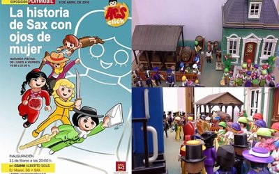 Exposición Playmobil, “la historia de Sax con ojos de mujer”
