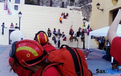 Sax acogió a Gerca, Grupo Especialista de Rescate Canino