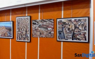 Fotografías aéreas en el mercado de abastos de Sax