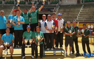 El Club Petanca Sax campeones en Huesca