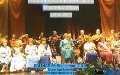 Coronación Reina Tercera Edad 2016-2017 de Salinas