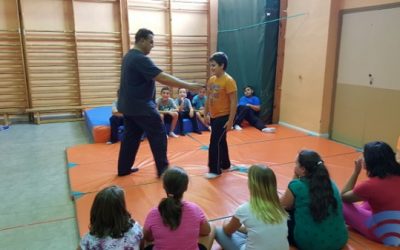 Judo en Educación Física en el Colón de Sax