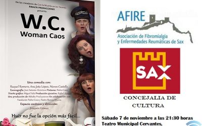W. C. Woman Caos, en Sax