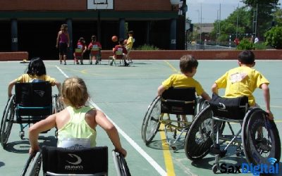 Juegos Paralímpicos en el colegio Alberto Sols de Sax