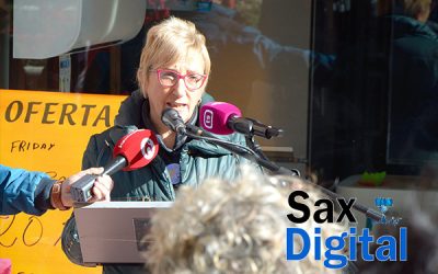 Manifiesto en Sax con motivo del Día Internacional contra la Violencia de Género
