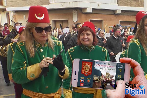 App Sax en Fiestas