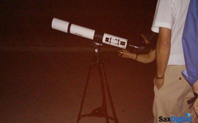 Sax visionó el Universo en una noche más que estrellada