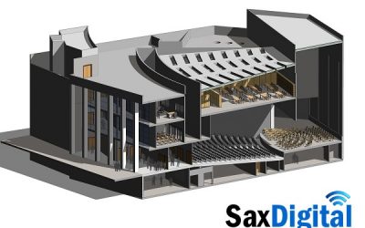 Auditorio y Casa de Cultura de Sax ya va tomando forma