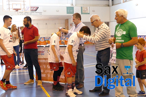 El Pabellón Villa de Sax dio a conocer los Campeones IR Zonal 1ª 2018/2019