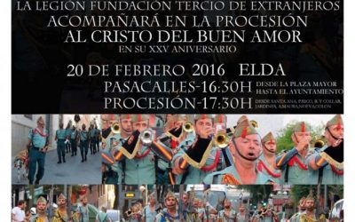 La Cofradía del Santo Calvario trae a Elda a la Legión del Tercio de Extranjeros