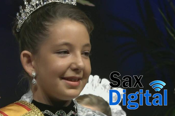 Las niñas sajeñas ya tienen su representación, Damas y Reina Infantil 2018