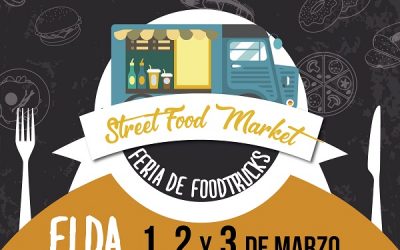 Vuelve la Feria Gastronómica Street Food Market Elda por Carnaval
