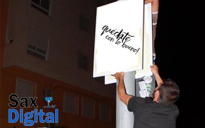 La pegada de carteles marca el viernes de Dolores una procesión electoral atípica