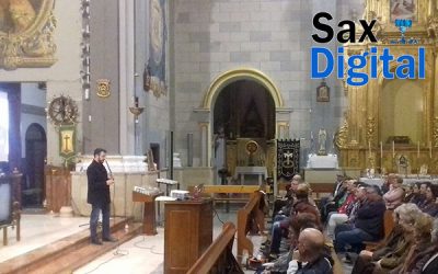 Magnifica conferencia sobre Jesús de Nazaret en el templo parroquial Sax