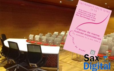 Charla sobre prevención de cáncer de mama en Sax