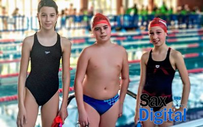 Mejoran los tiempos los nadadores del Club Natación Sax