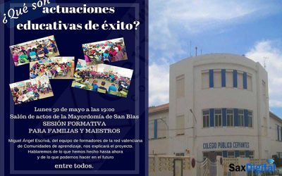 Colegio Cervantes, proyecto de Comunidades de Aprendizaje