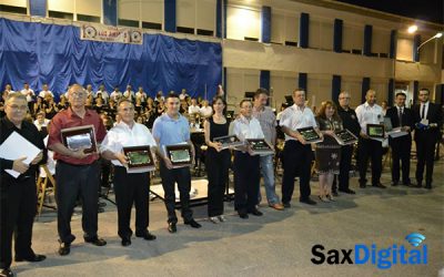 Celebración del décimo aniversario de la Colla Los Amigos, un acto para recordar