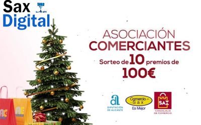 La Asociación de Comerciantes de Sax dará 1.000 euros en premios de su campaña de navidad