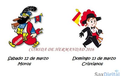 Las comparsas de Moros y Cristianos con celebraciones