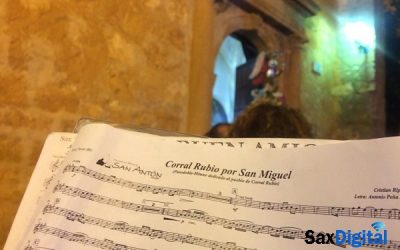 Corral Rubio presentó su himno a San Miguel