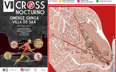 Sax acogerá el sábado 30 de enero la VII edición del Cross Nocturno