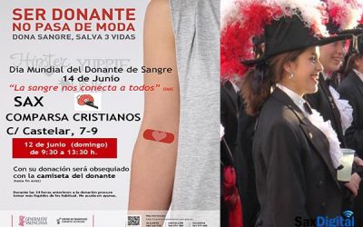 Donación de sangre, Cristianos de Sax 2016