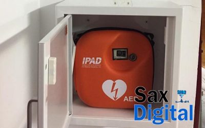 Sax ya dispone de desfibriladores para paros cardiacos en puntos no sanitarios