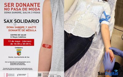 Donación de sangre viernes 13 de mayo