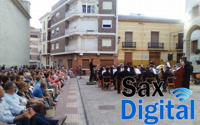 La banda de educandos de la Unión Musical de Sax cierra el curso con un concierto