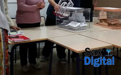 El PSOE gana las elecciones generales en Sax, seguido de Partido Popular y VOX