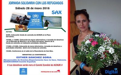 Jornada de Solidaridad con los refugiados en Sax