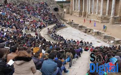 El IES de Sax, viaja al Teatro Grecolatino Juvenil en Mérida, Juventud, Filosofía y Cultura
