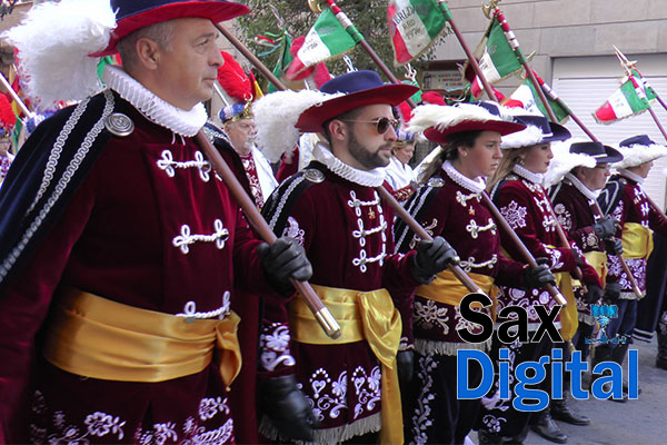 Las fiestas de Sax serán protagonistas en la celebración del 75º aniversario de la Fiesta de Elda