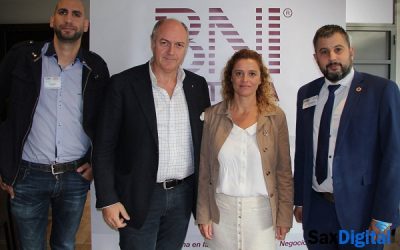 Los Rotarios visitan el grupo de BNI Activa de Elda