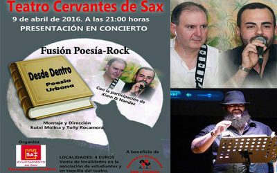 Fusión Poesía-Rock en Sax