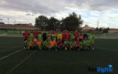 Equipos participantes en el I Torneo Fútbol 7 Veteranos «Villa de Sax», Ayuda para Ian