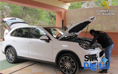 La Guardia Civil desarticula en Alicante y Valencia una red de venta de coches robados procedentes de Italia